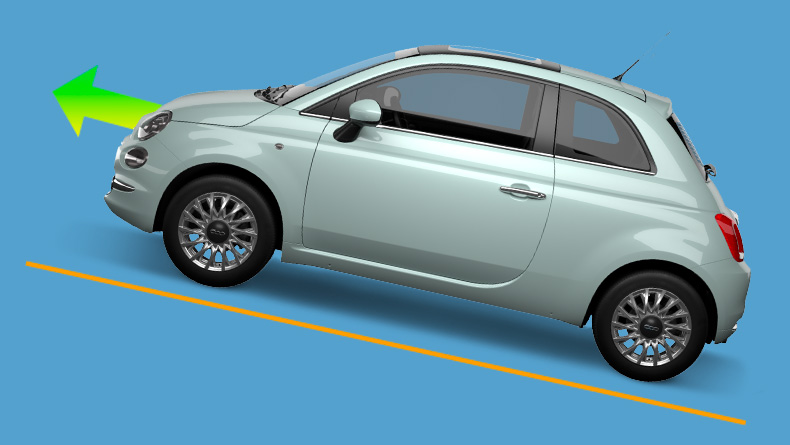 Fiat 500 mild hybrid Hill Holder-funktion