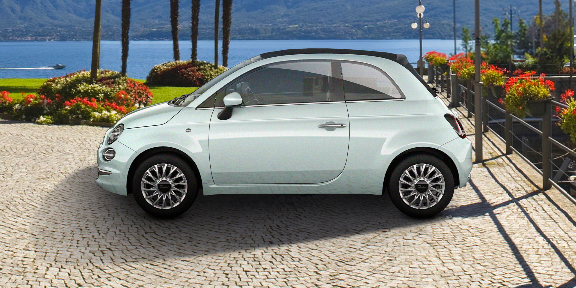 Fiat 500 mild hybrid set fra siden